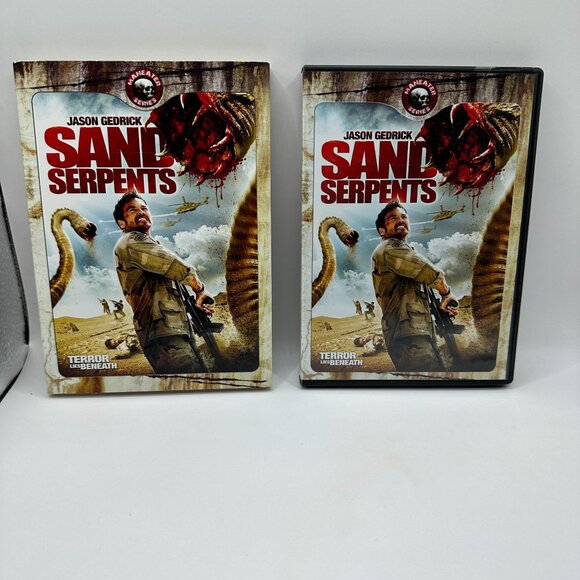 Sand Serpents DVD Jason Gedrick Genius Entertainment Action Horror Maneater - Picture 4 of 5